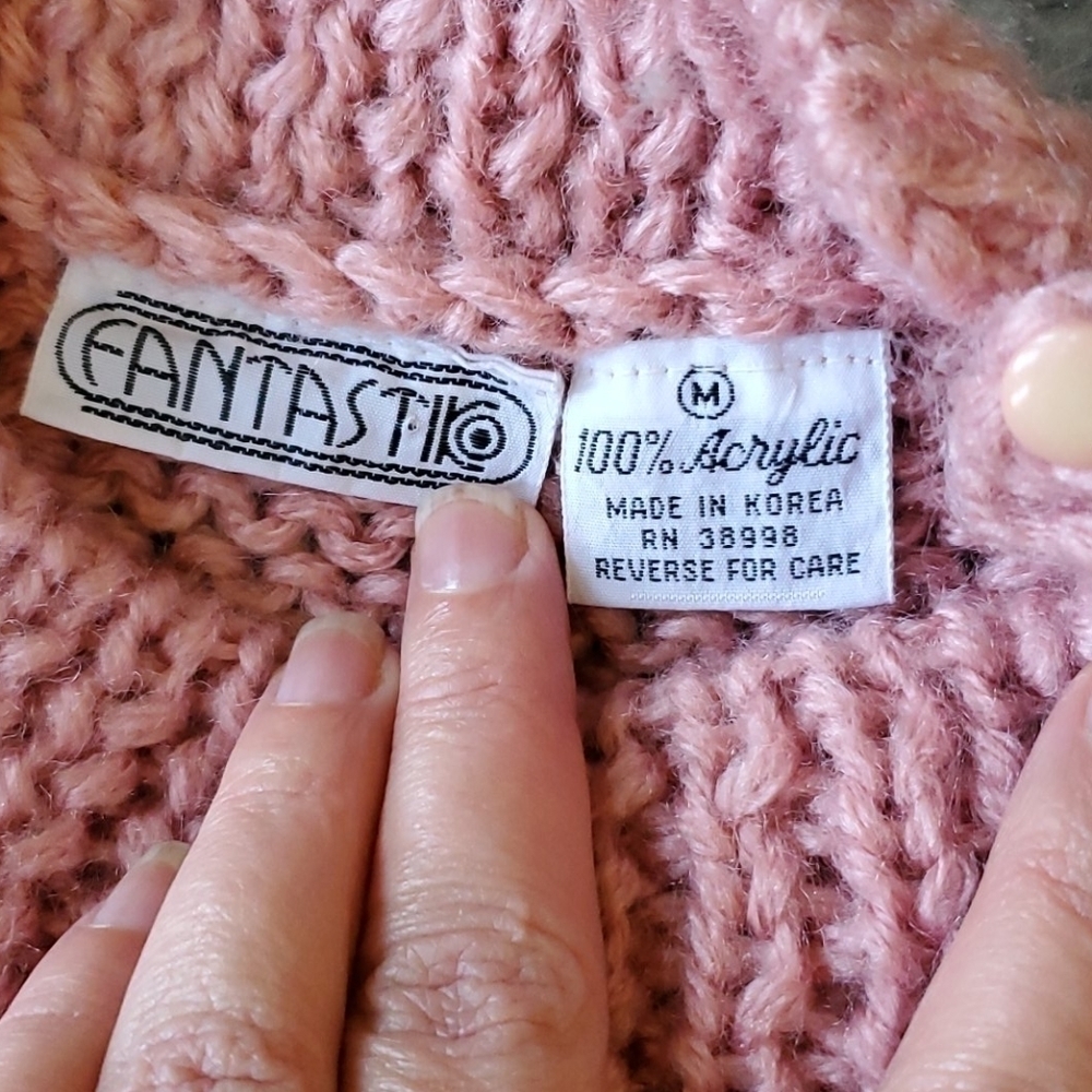 Vintage Y2K Grandma Sweater Sz Med - Picture 5 of 6